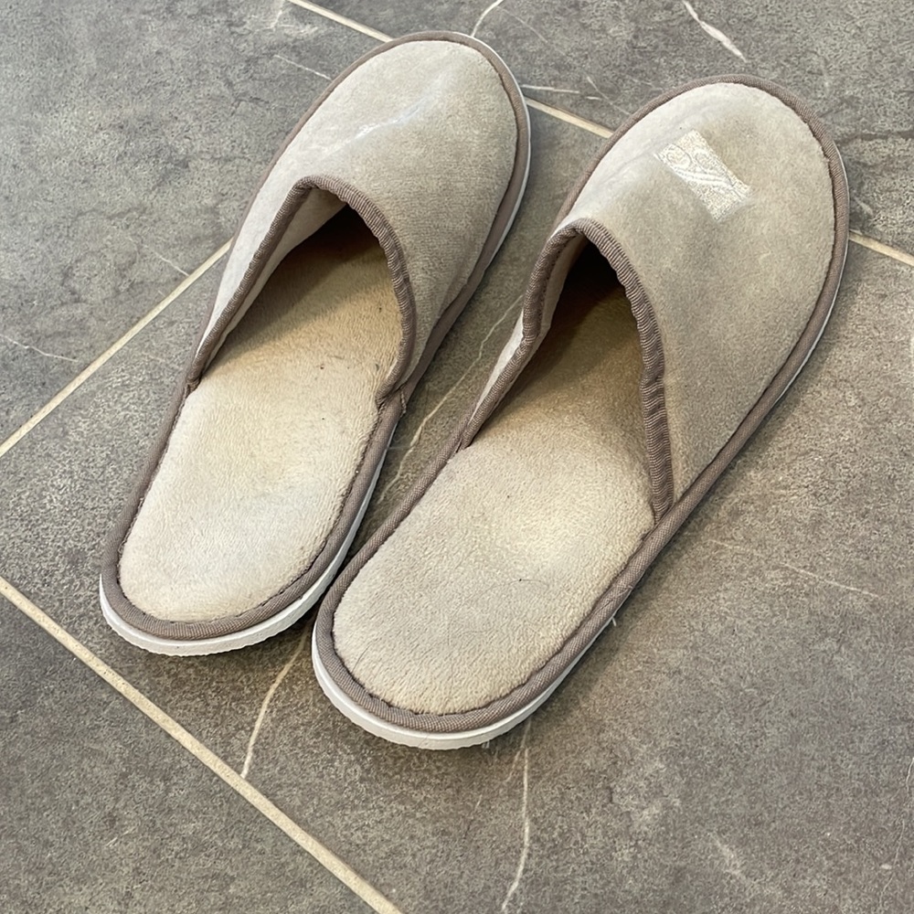 Well worn slippers